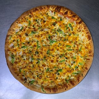 Indian Style Chicken Pizza